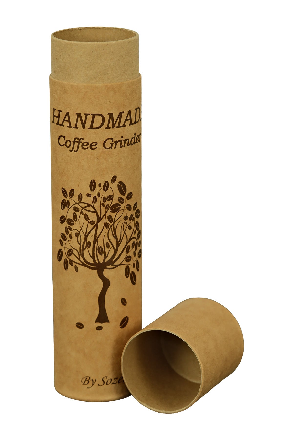 Sozen Hand-Hammered Brass Coffee Grinder – 23 cm / 9.2 Inch