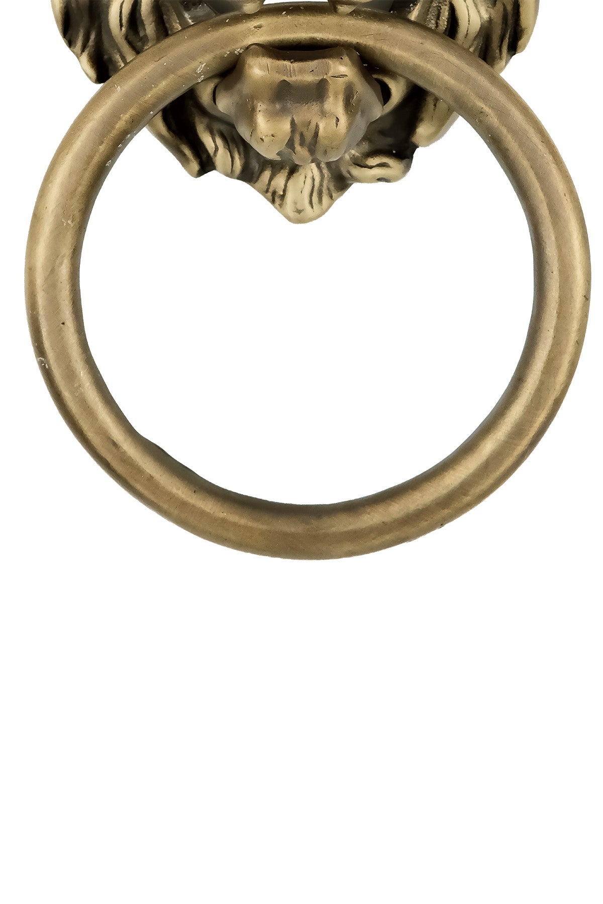 Lion Head Brass Door Knocker – Small