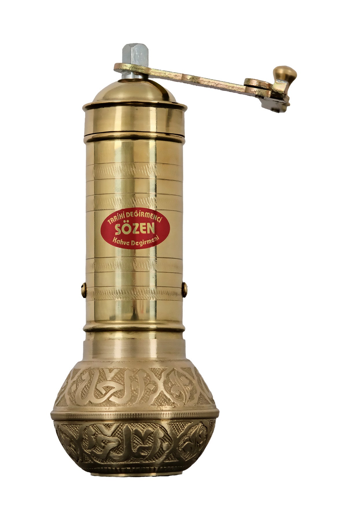 Sozen Handmade Brass Coffee Grinder – 19 cm / 7,5 Inch