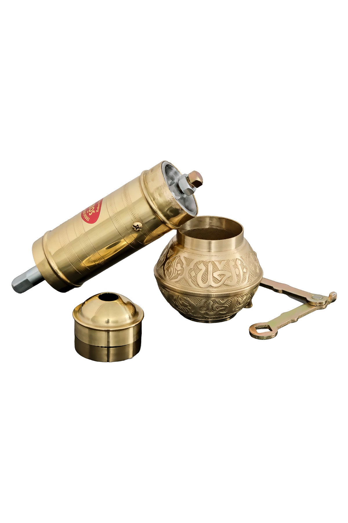 Sozen Handmade Brass Coffee Grinder – 19 cm / 7,5 Inch