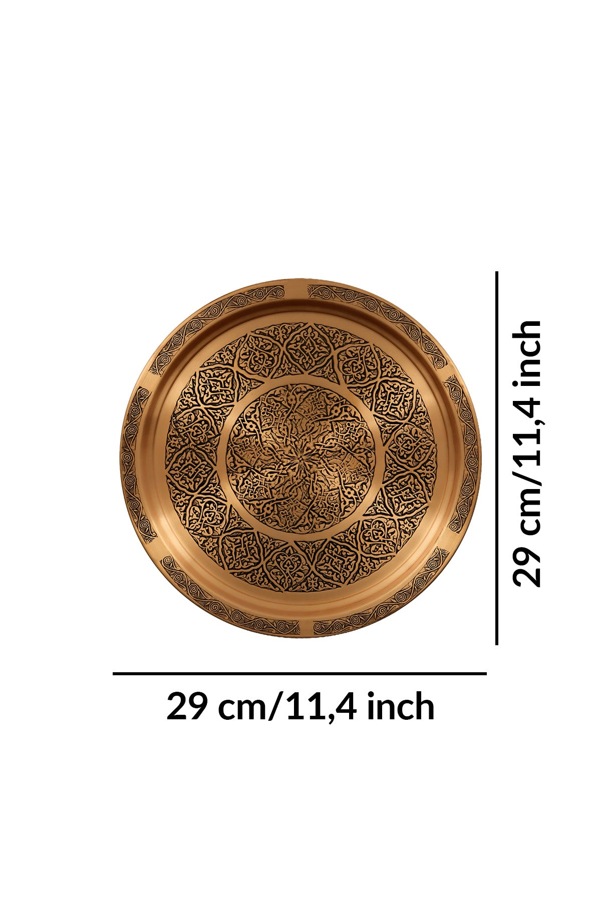 Turkish Coffee Set with Sozen Grinder, Copper Cezve, Tray & Topkapı Cups