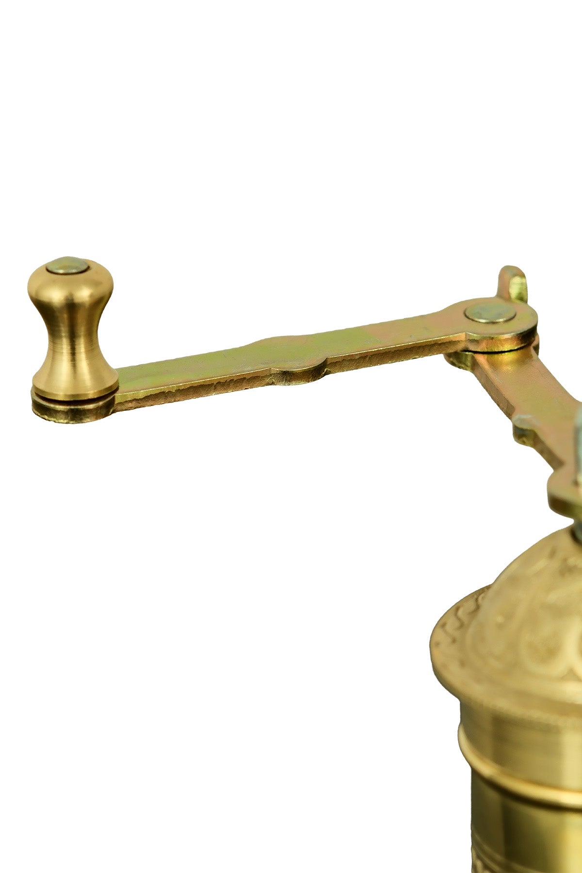Sozen Hand-Hammered Brass Coffee Grinder – 19 cm - 7,5 Inch