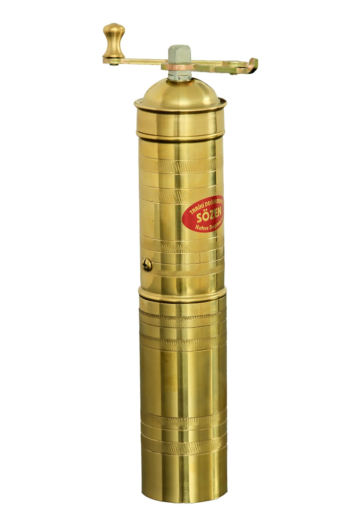 Sozen Handmade Brass Coffee Grinder – 23 cm / 9.2 Inch