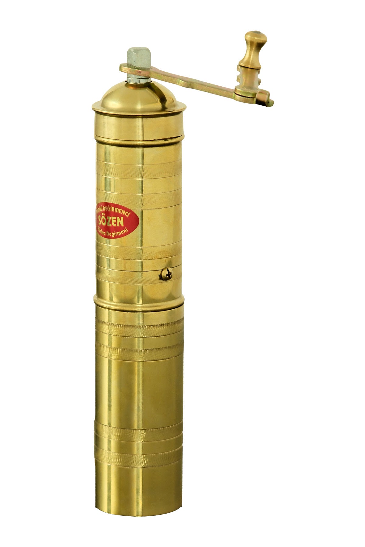 Sozen Handmade Brass Coffee Grinder – 23 cm / 9.2 Inch