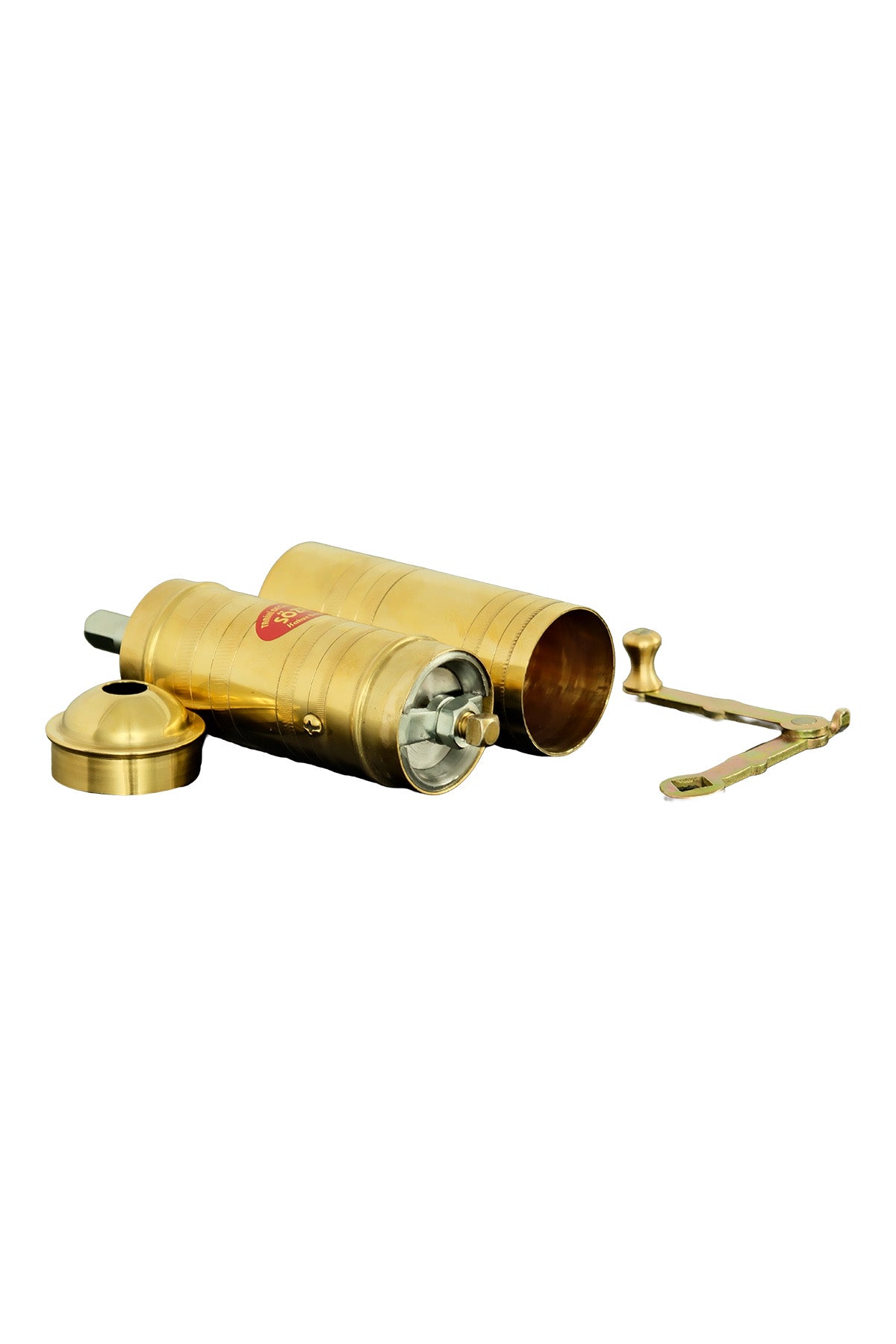 Sozen Handmade Brass Coffee Grinder – 23 cm / 9.2 Inch