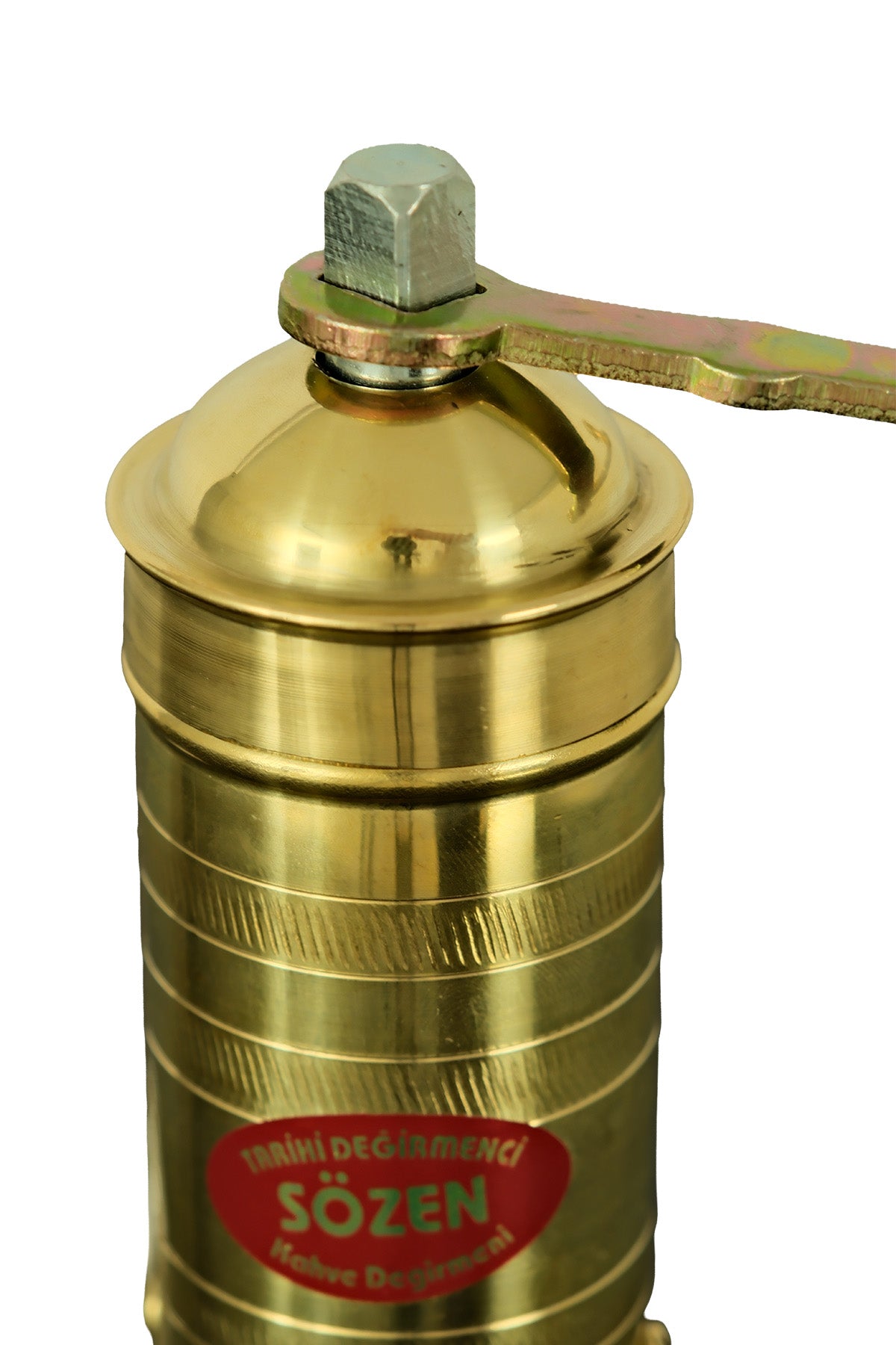 Sozen Brass Coffee Grinder & Copper Cezve Set – 23 cm - 9,2 Inch
