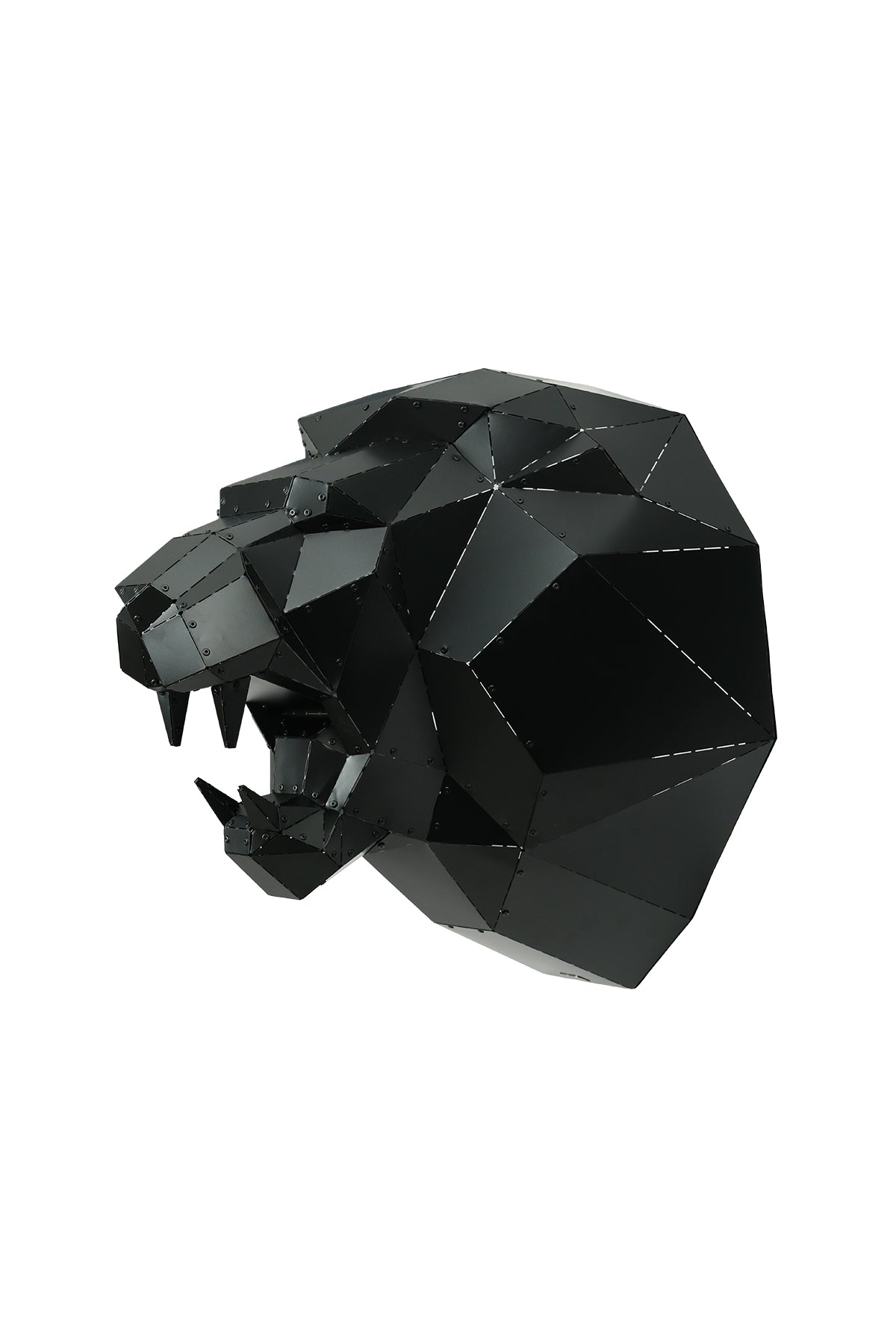Lion Head — Large Size Handcrafted Metal Wall Sculpture
