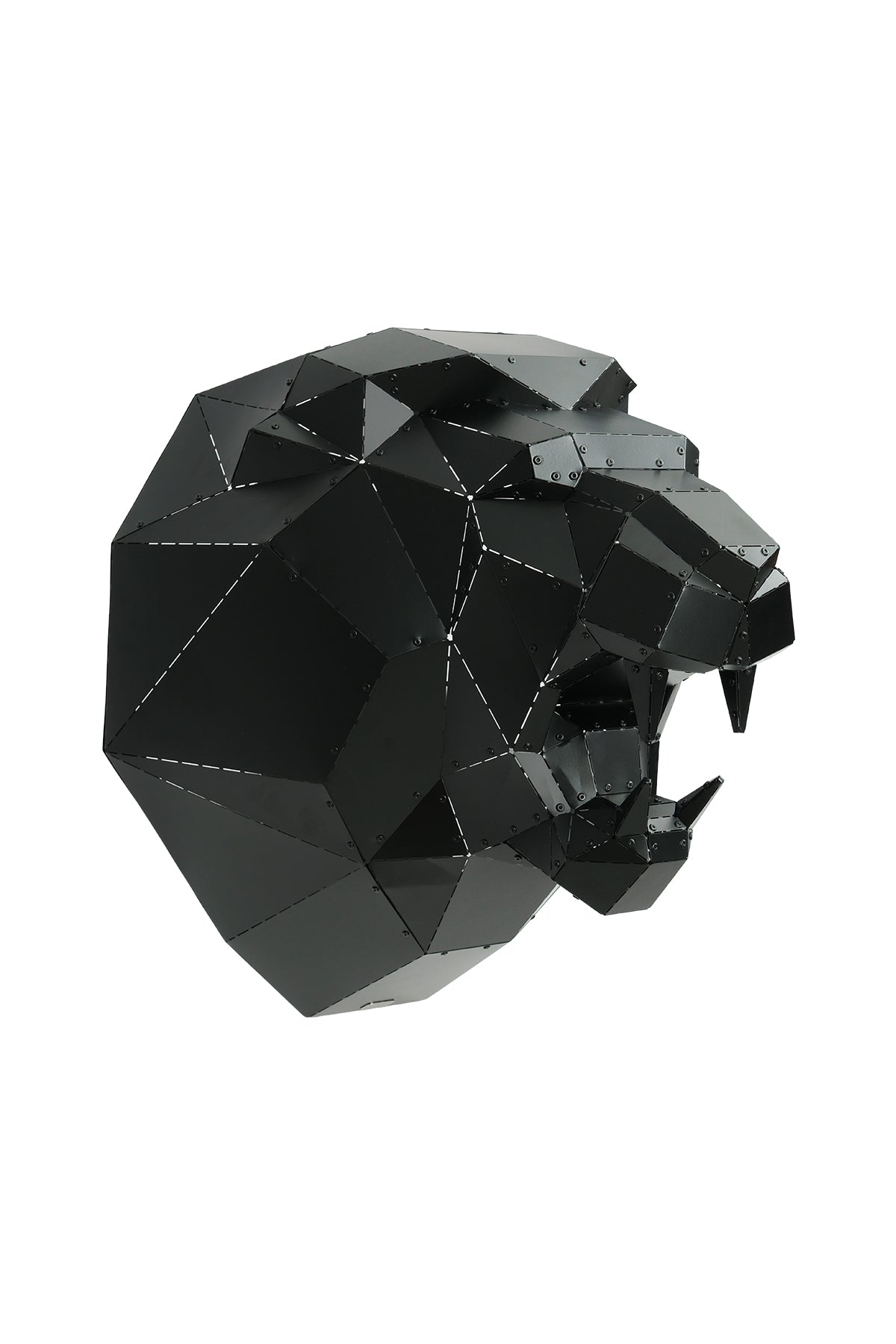 Lion Head — Large Size Handcrafted Metal Wall Sculpture
