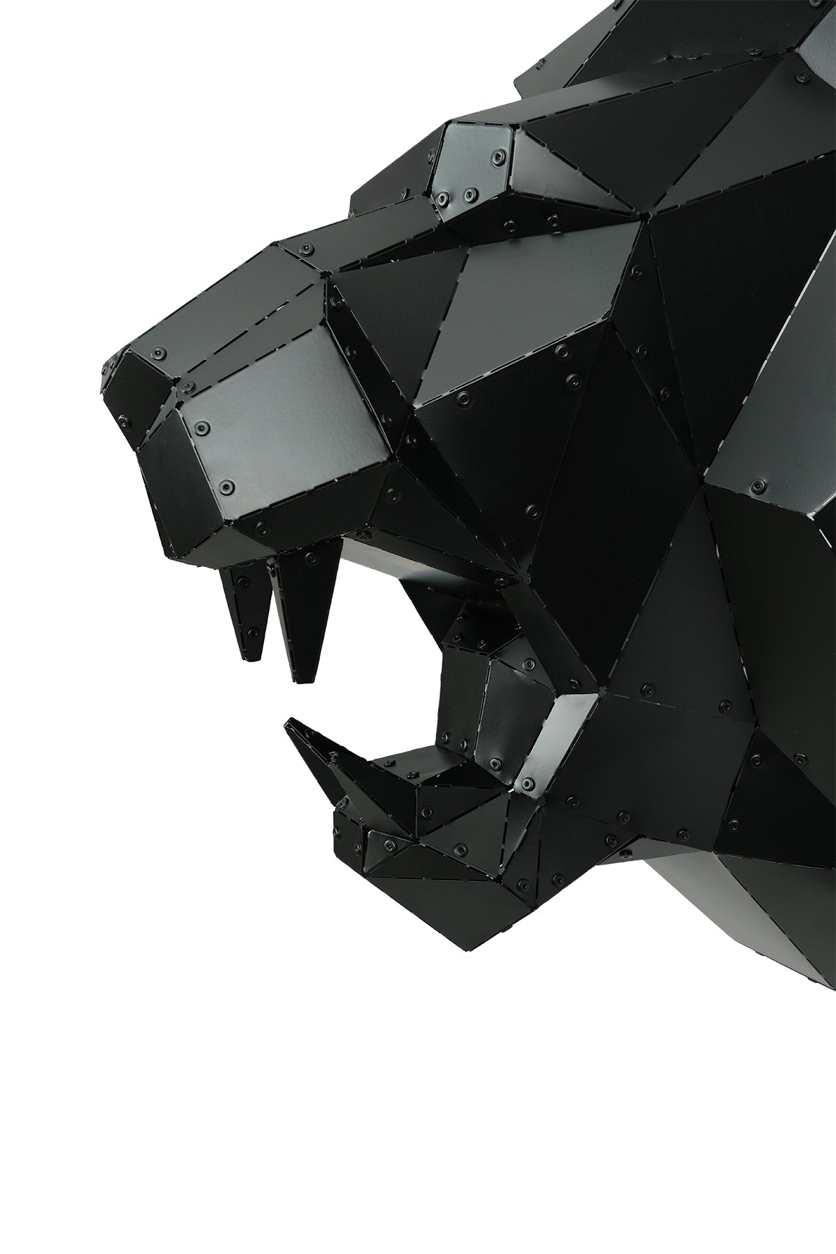 Lion Head — Large Size Handcrafted Metal Wall Sculpture