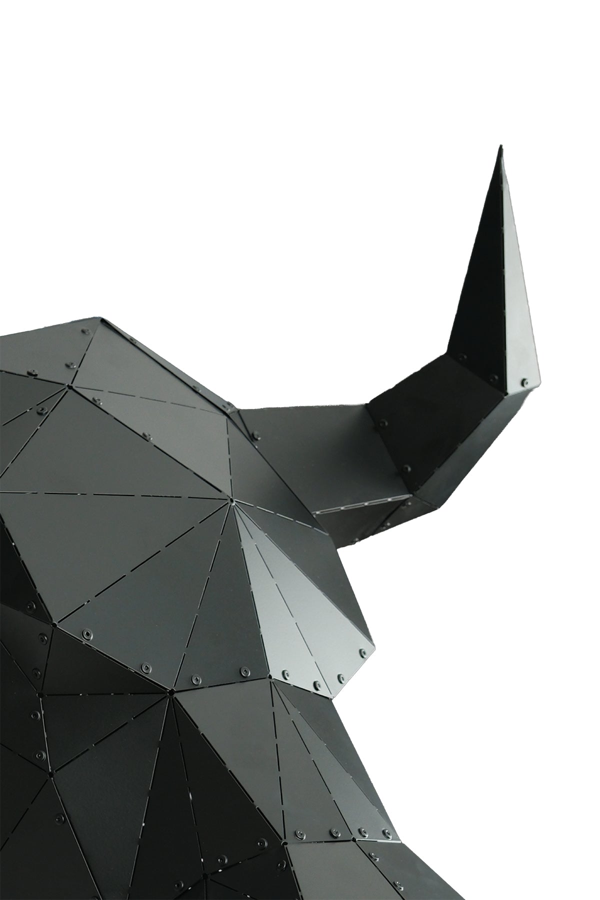 Bull Head — Large Size Handcrafted Metal Wall Sculpture