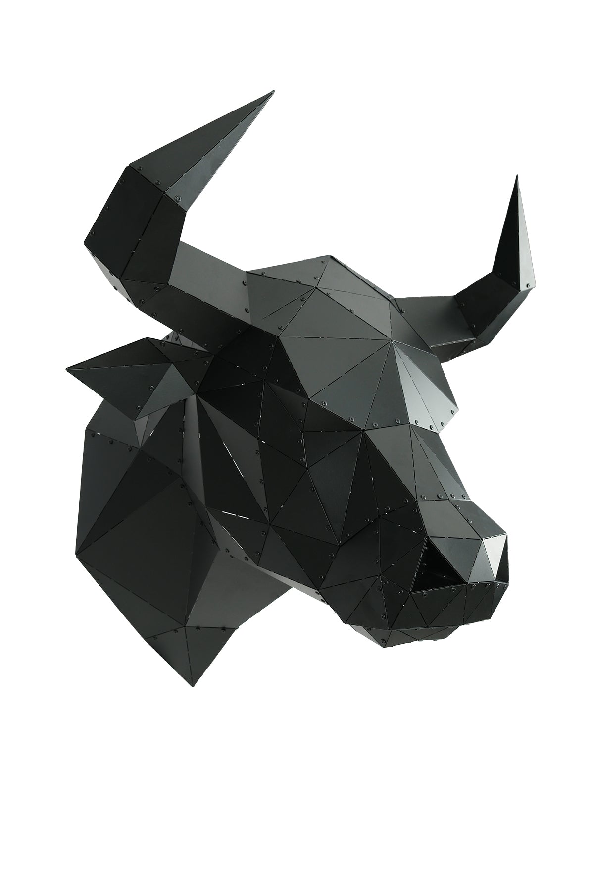 Bull Head — Large Size Handcrafted Metal Wall Sculpture