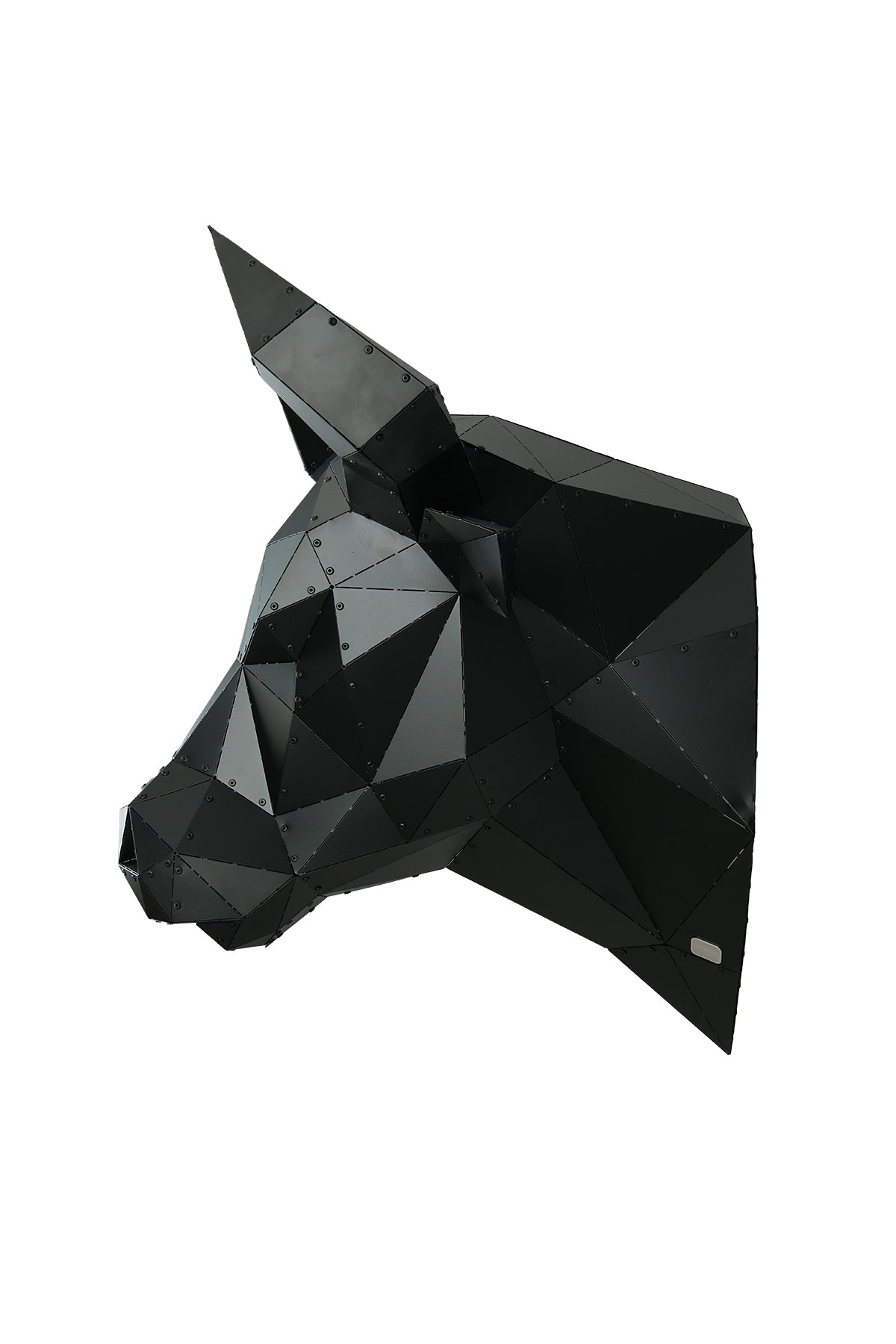 Bull Head — Large Size Handcrafted Metal Wall Sculpture