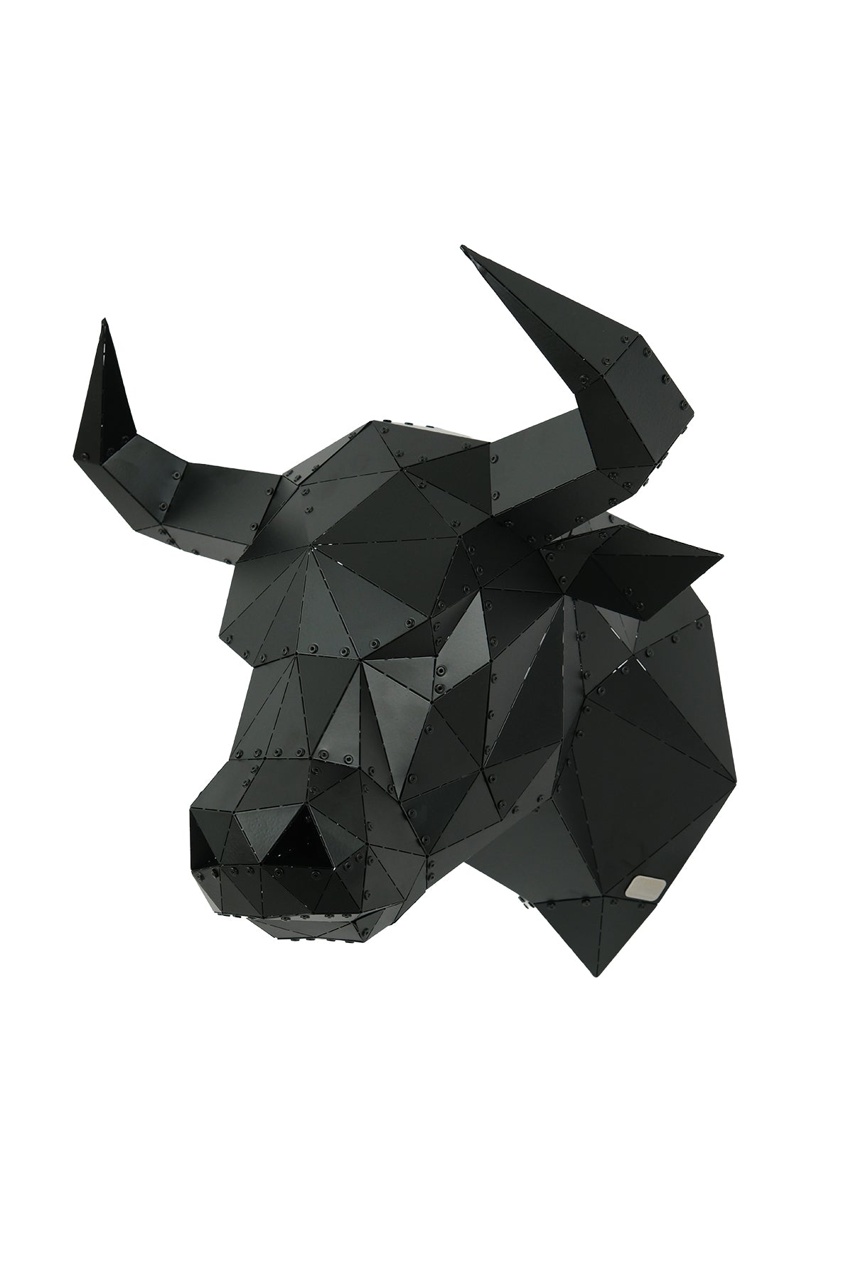 Bull Head — Medium Size Handcrafted Metal Wall Sculpture