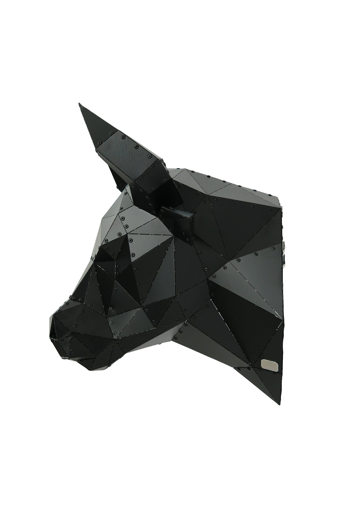Bull Head — Medium Size Handcrafted Metal Wall Sculpture