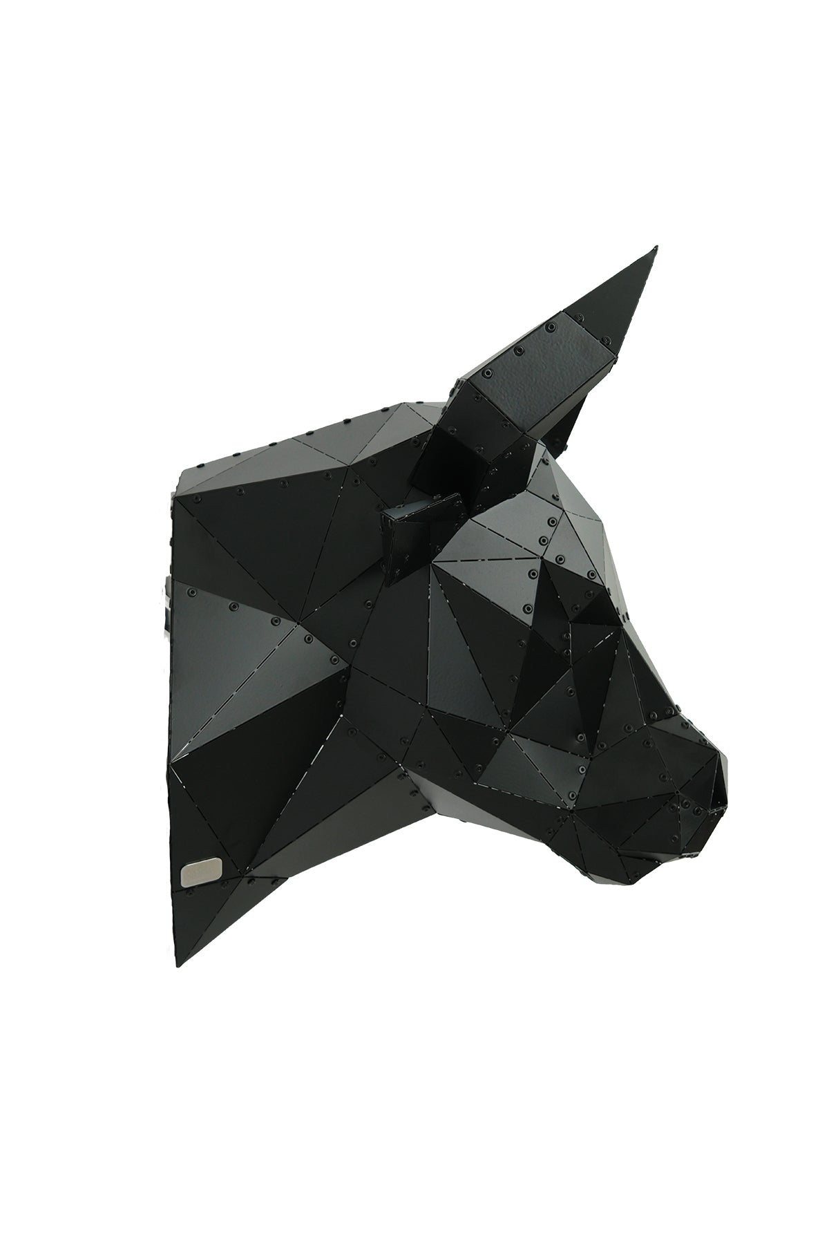 Bull Head — Medium Size Handcrafted Metal Wall Sculpture