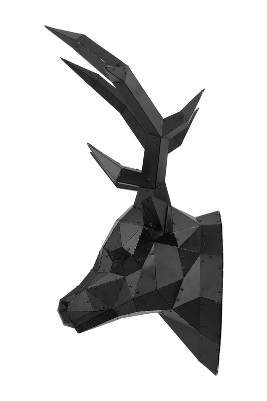 Metal Wall Sculpture - Deer Head